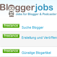 Geld verdienen mit Bloggerjobs