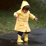 Gummistiefel und Kinder