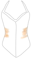 Bademode - Taille Verschlanken
