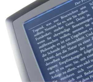 Cybook Frontlight Beleutchtung
