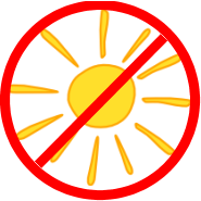 Kein Sonnenlicht