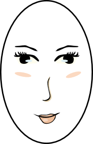 Gesichtsform lang