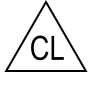 Pflegesymbol - Chlor Bleichmittel