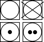 Pflegesymbol - Trommeltrocknen
