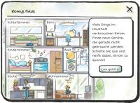 In Romys Haus befinden sich viele Elektrogeräte, die unnötig Strom verbrauchen und ausgeschaltet werden können. © Fraunhofer