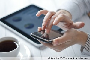 smartphone und tablet