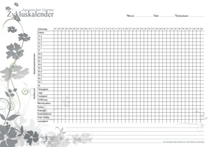 Zykluskalender Japanischer Garten Storm