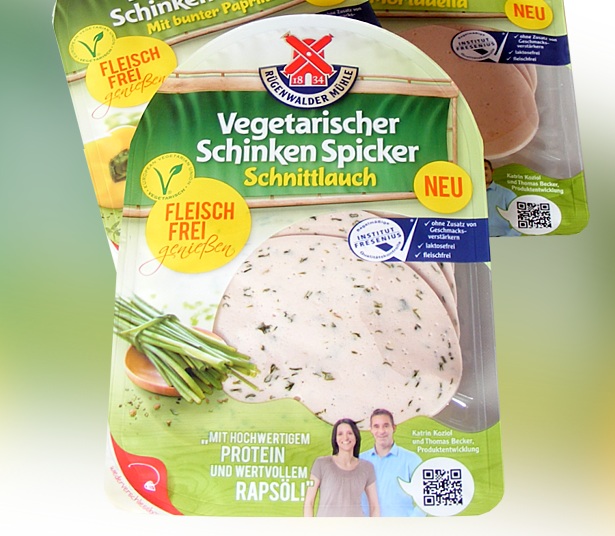 Rügenwalder Veggie-Wurst mit Schnittlauch