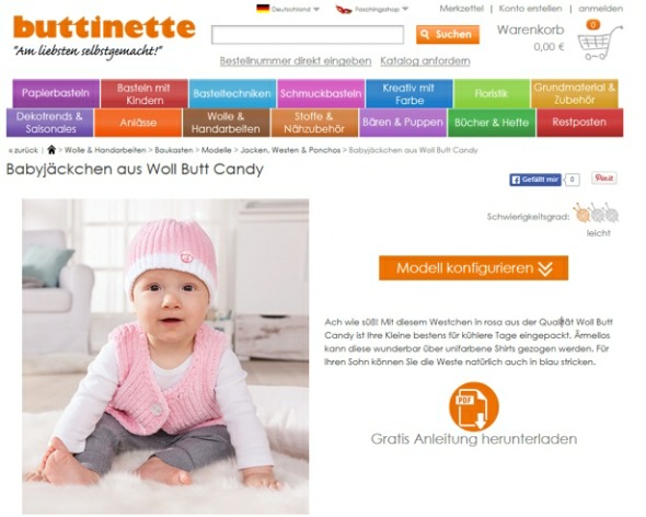 Babymütze und Babyjacke Anleitung