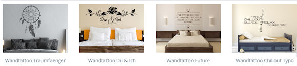 Wandtattoos für Schlafzimmer