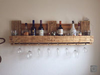 Upcycling Weinregal aus Europaletten