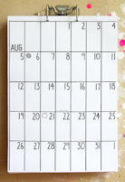 Wandkalender 2019 von hippieprojects