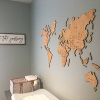 World Map Wall Art