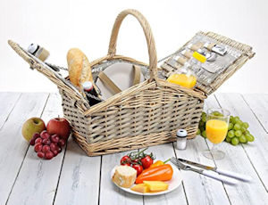 Picknickkorb 2 Personen von WOMA - für das romantische Picknick zu Zweit