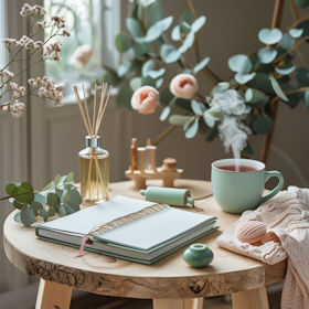 self-care mit aroma diffuser wohlfühl oase