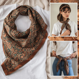 Vintage Paisly Seidenschal