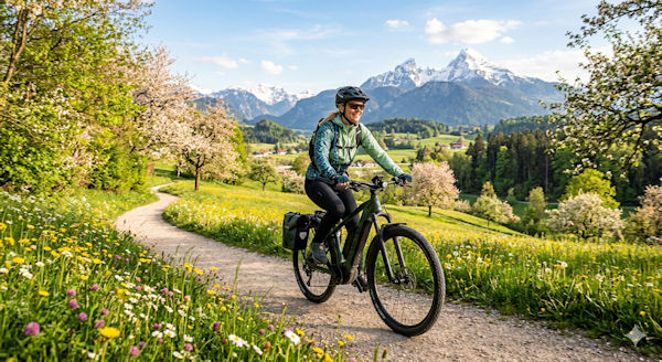 eBike Frühling Natur Radtour
