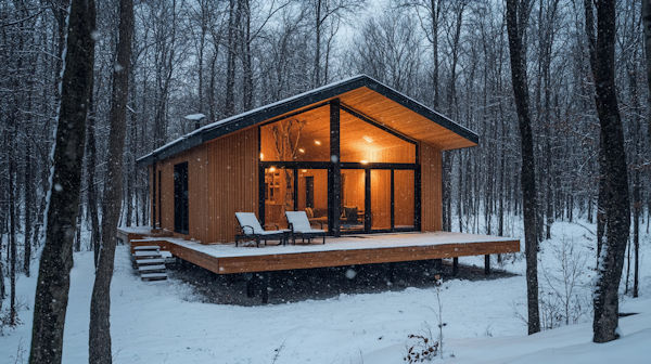 Ferienhaus aus Holz